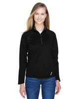North End Ladies' Radar Quarter-Zip Performance Long-Sleeve Top North End