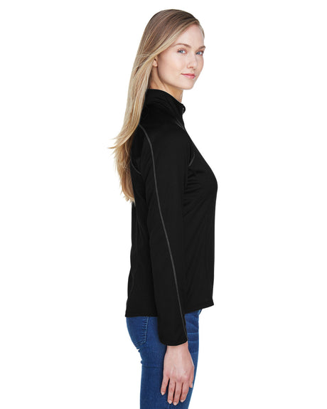 North End Ladies' Radar Quarter-Zip Performance Long-Sleeve Top North End
