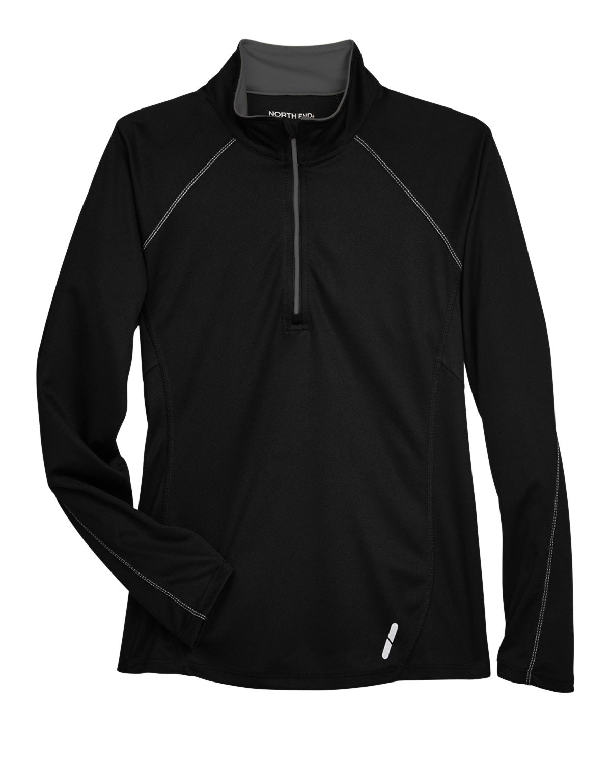 North End Ladies' Radar Quarter-Zip Performance Long-Sleeve Top North End