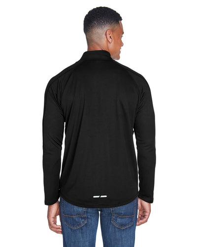 North End Men's Radar Quarter-Zip Performance Long-Sleeve Top