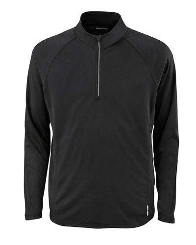 North End Men's Radar Quarter-Zip Performance Long-Sleeve Top
