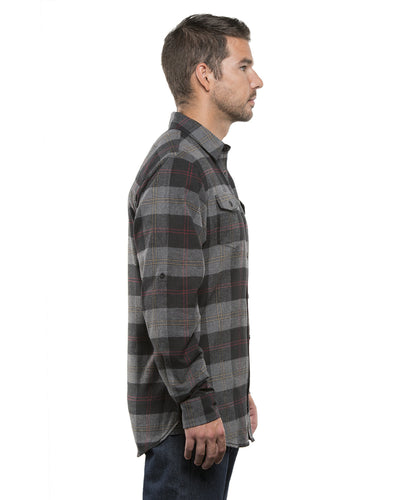 Burnside Men's Plaid Flannel Shirt