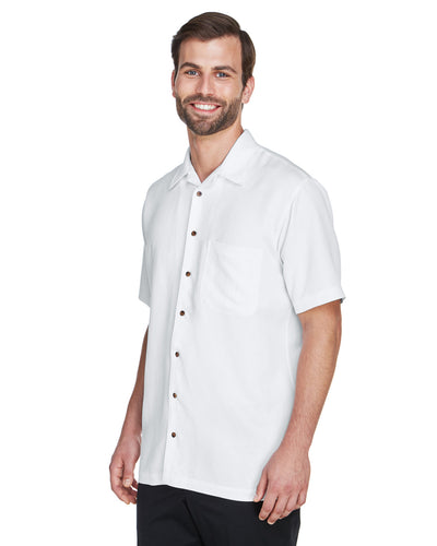 UltraClub Men's Cabana Breeze Camp Shirt