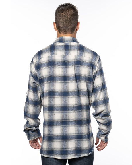 Burnside Men's Plaid Flannel Shirt Burnside