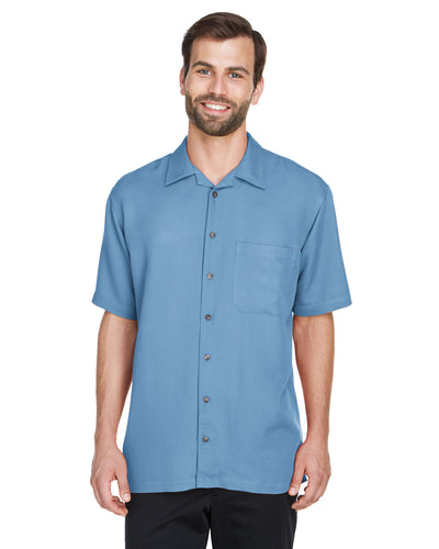 UltraClub Men's Cabana Breeze Camp Shirt