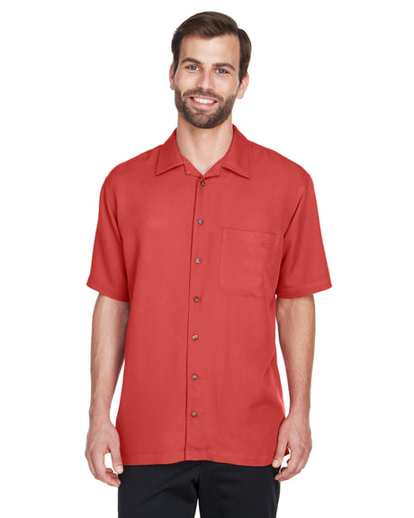UltraClub Men's Cabana Breeze Camp Shirt UltraClub