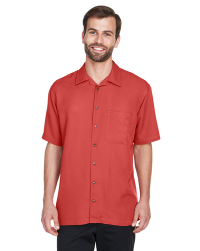 UltraClub Men's Cabana Breeze Camp Shirt