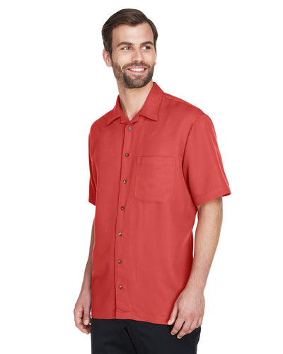 UltraClub Men's Cabana Breeze Camp Shirt