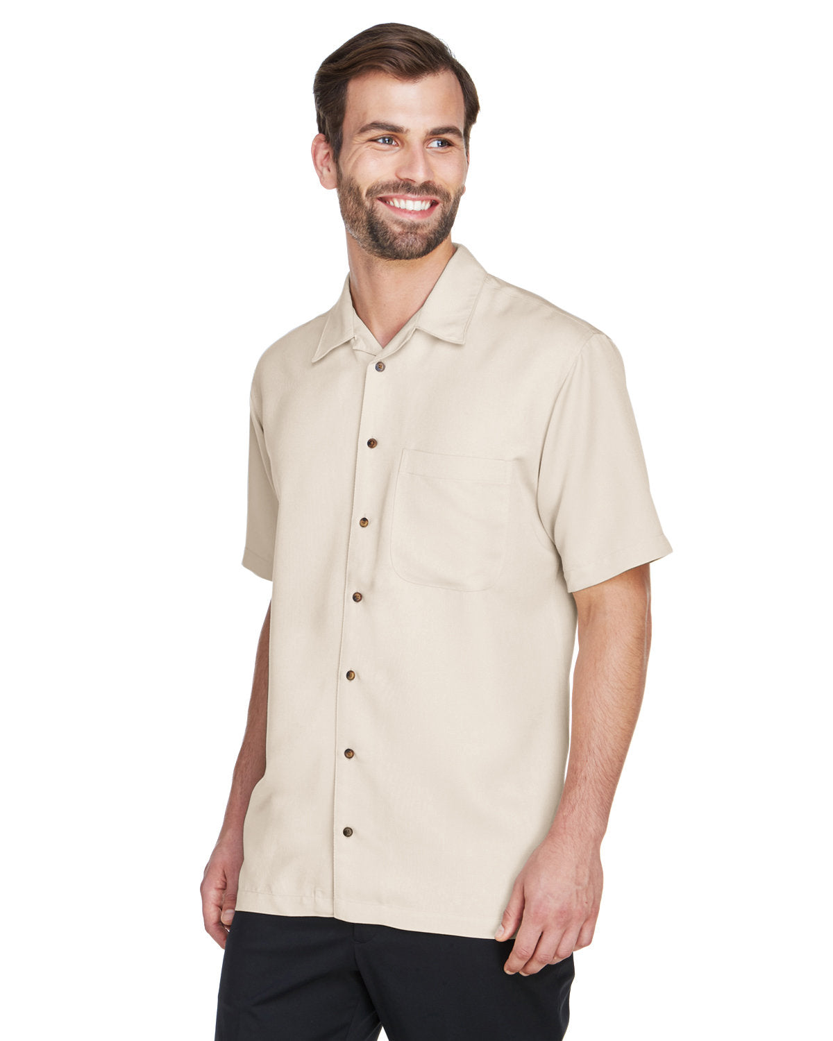 UltraClub Men's Cabana Breeze Camp Shirt UltraClub