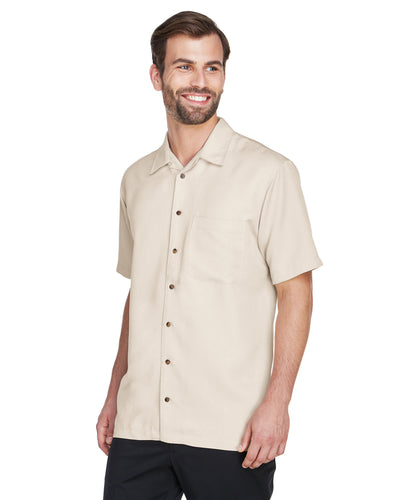 UltraClub Men's Cabana Breeze Camp Shirt