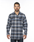 Burnside Men's Plaid Flannel Shirt Burnside
