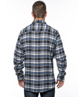 Burnside Men's Plaid Flannel Shirt Burnside