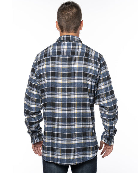 Burnside Men's Plaid Flannel Shirt Burnside