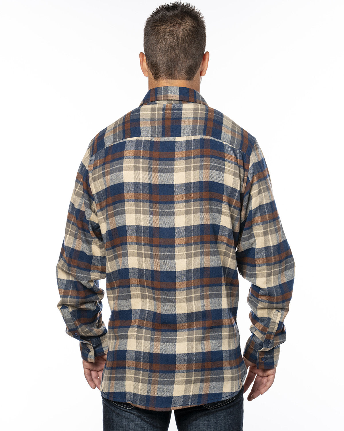 Burnside Men's Plaid Flannel Shirt Burnside