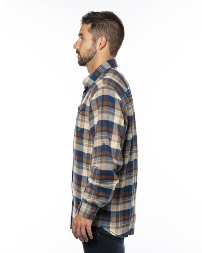 Burnside Men's Plaid Flannel Shirt