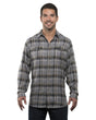 Burnside Men's Plaid Flannel Shirt Burnside