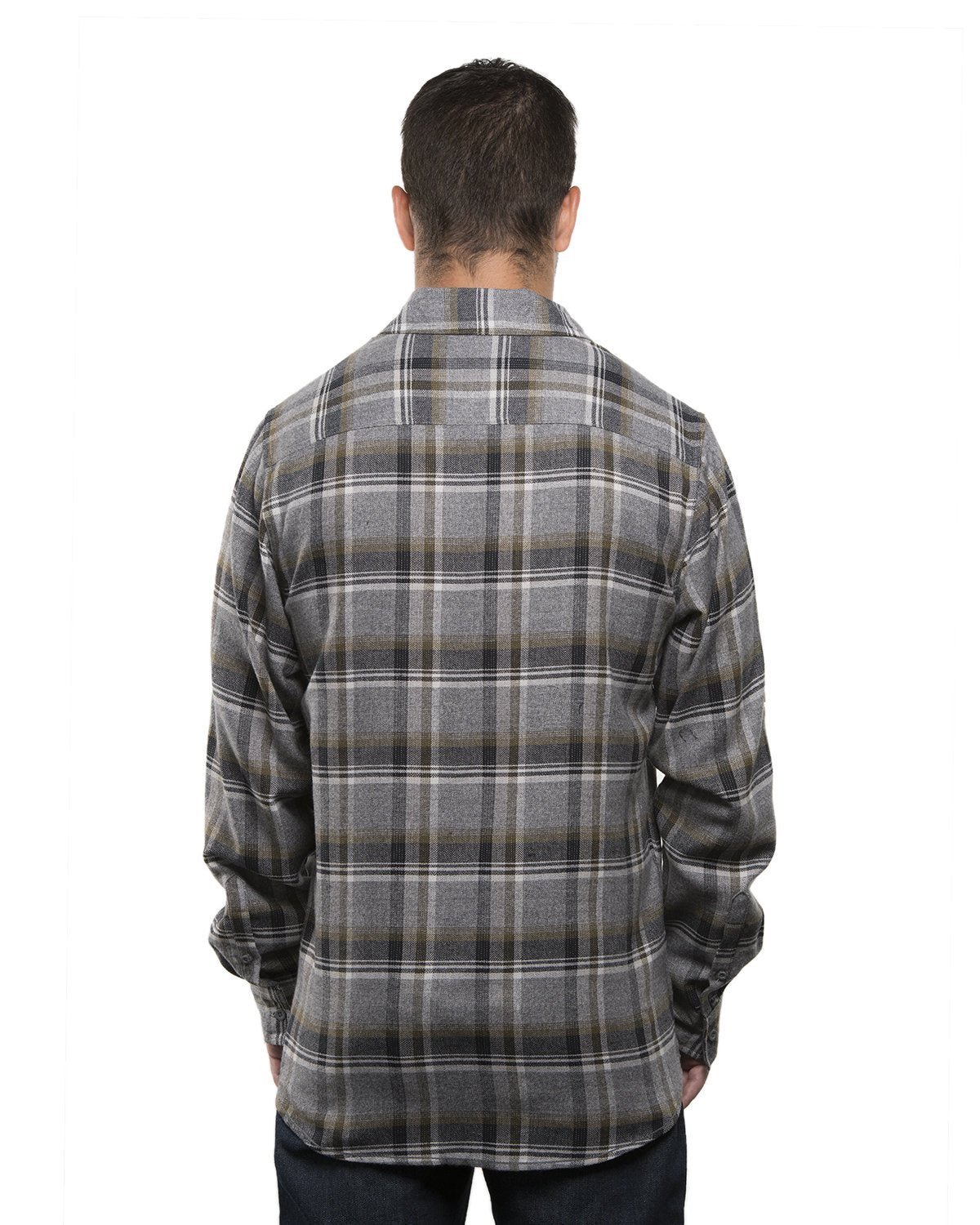 Burnside Men's Plaid Flannel Shirt Burnside
