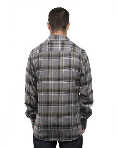 Burnside Men's Plaid Flannel Shirt