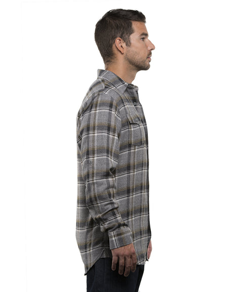 Burnside Men's Plaid Flannel Shirt Burnside