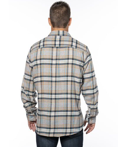 Burnside Men's Plaid Flannel Shirt