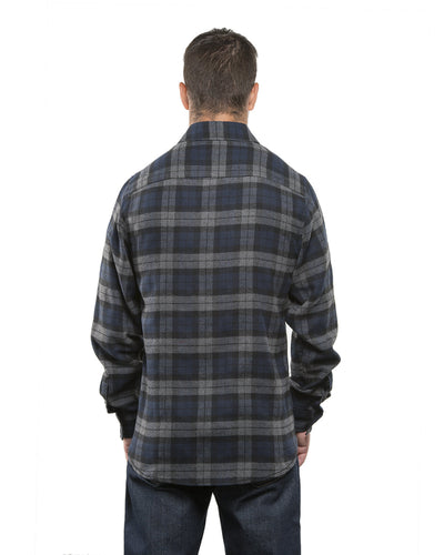 Burnside Men's Plaid Flannel Shirt