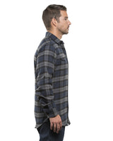 Burnside Men's Plaid Flannel Shirt Burnside