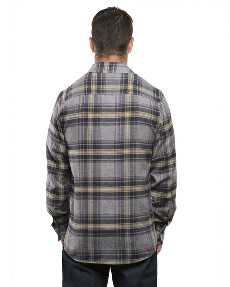 Burnside Men's Plaid Flannel Shirt Burnside