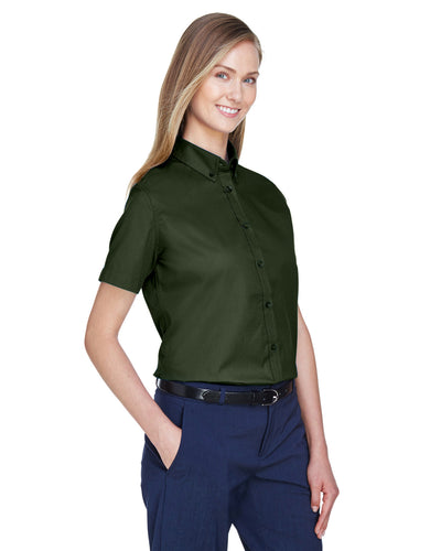 CORE365 Ladies' Optimum Short-Sleeve Twill Shirt