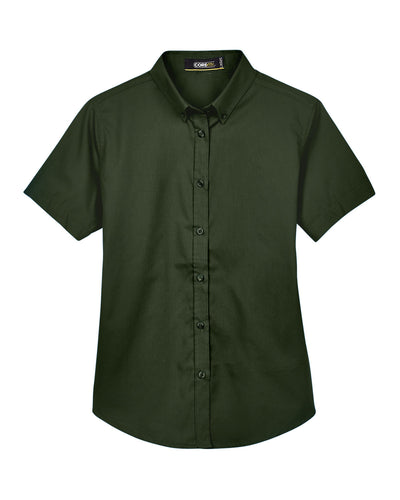 CORE365 Ladies' Optimum Short-Sleeve Twill Shirt