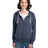 Jerzees Women's Snow Heather French Terry Full-Zip Hooded Sweatshirt JERZEES