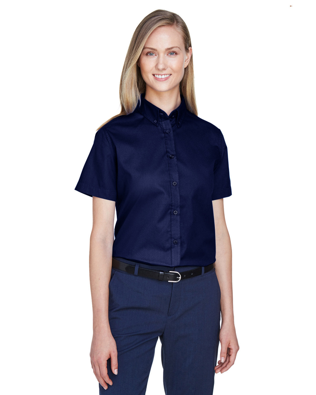CORE365 Ladies' Optimum Short-Sleeve Twill Shirt CORE365