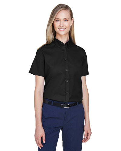 CORE365 Ladies' Optimum Short-Sleeve Twill Shirt