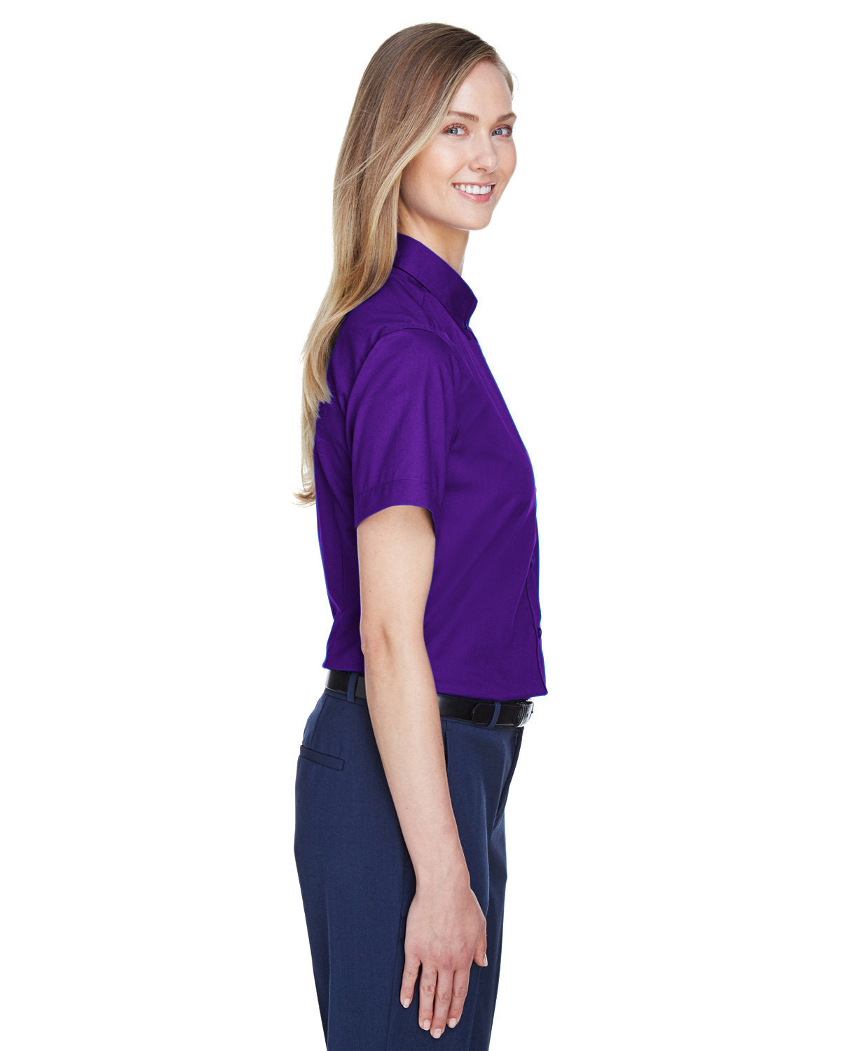 CORE365 Ladies' Optimum Short-Sleeve Twill Shirt CORE365