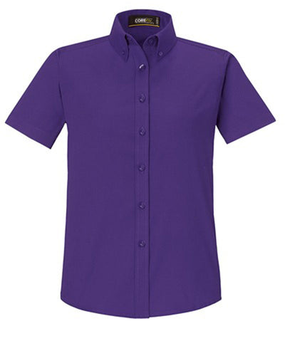CORE365 Ladies' Optimum Short-Sleeve Twill Shirt