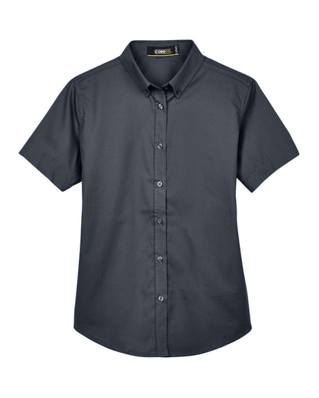 CORE365 Ladies' Optimum Short-Sleeve Twill Shirt CORE365
