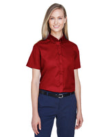 CORE365 Ladies' Optimum Short-Sleeve Twill Shirt CORE365