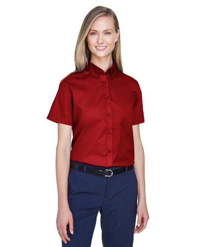 CORE365 Ladies' Optimum Short-Sleeve Twill Shirt