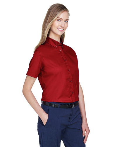 CORE365 Ladies' Optimum Short-Sleeve Twill Shirt