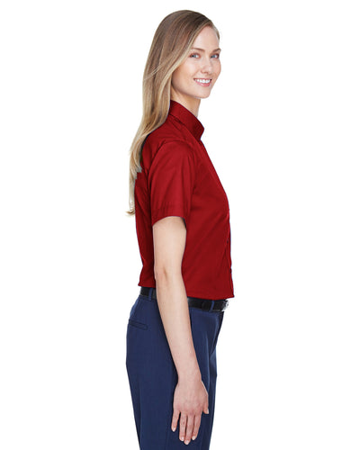 CORE365 Ladies' Optimum Short-Sleeve Twill Shirt
