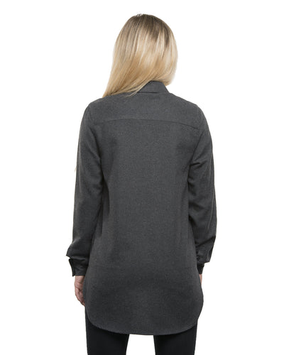Burnside Ladies' Solid Flannel Shirt