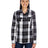 Burnside Ladies' Long-Sleeve Plaid Pattern Woven Shirt Burnside
