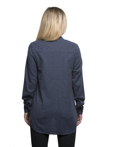 Burnside Ladies' Solid Flannel Shirt