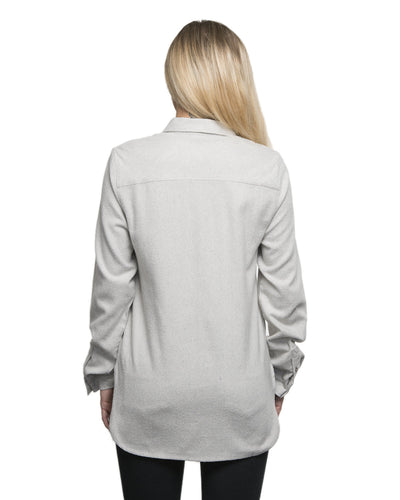 Burnside Ladies' Solid Flannel Shirt