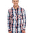 Burnside Men's Long-Sleeve Plaid Pattern Woven Shirt Burnside