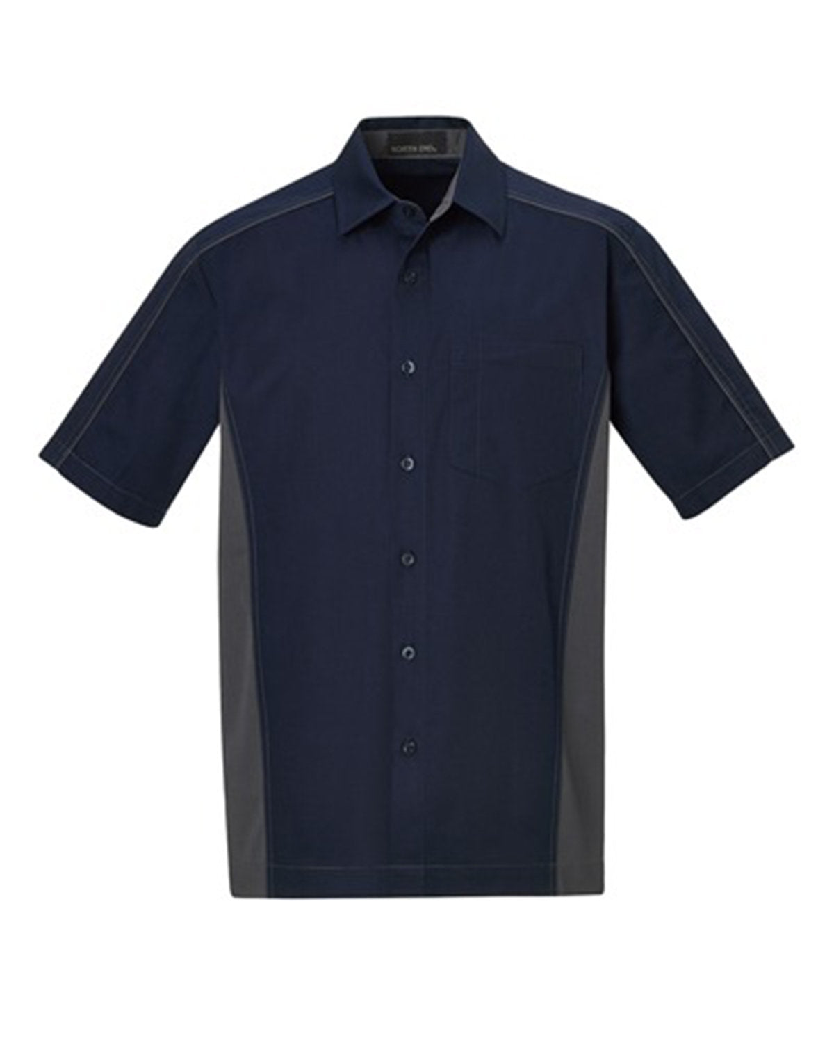 North End Men's Fuse Colorblock Twill Shirt North End