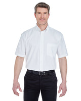 UltraClub Adult Short-Sleeve Whisper Twill UltraClub