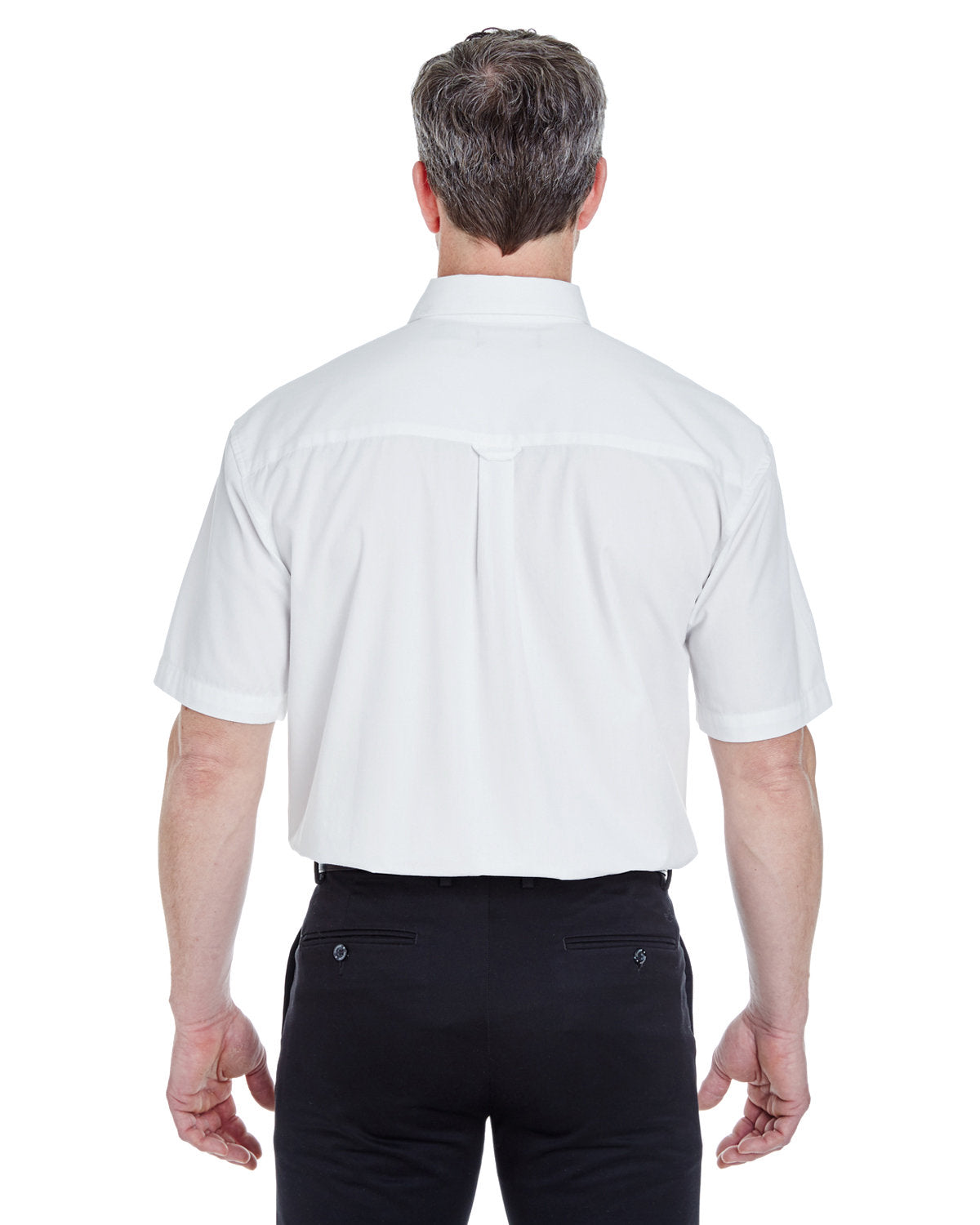 UltraClub Adult Short-Sleeve Whisper Twill UltraClub
