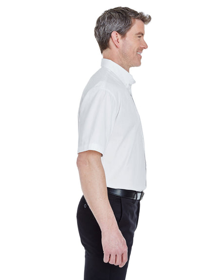 UltraClub Adult Short-Sleeve Whisper Twill UltraClub
