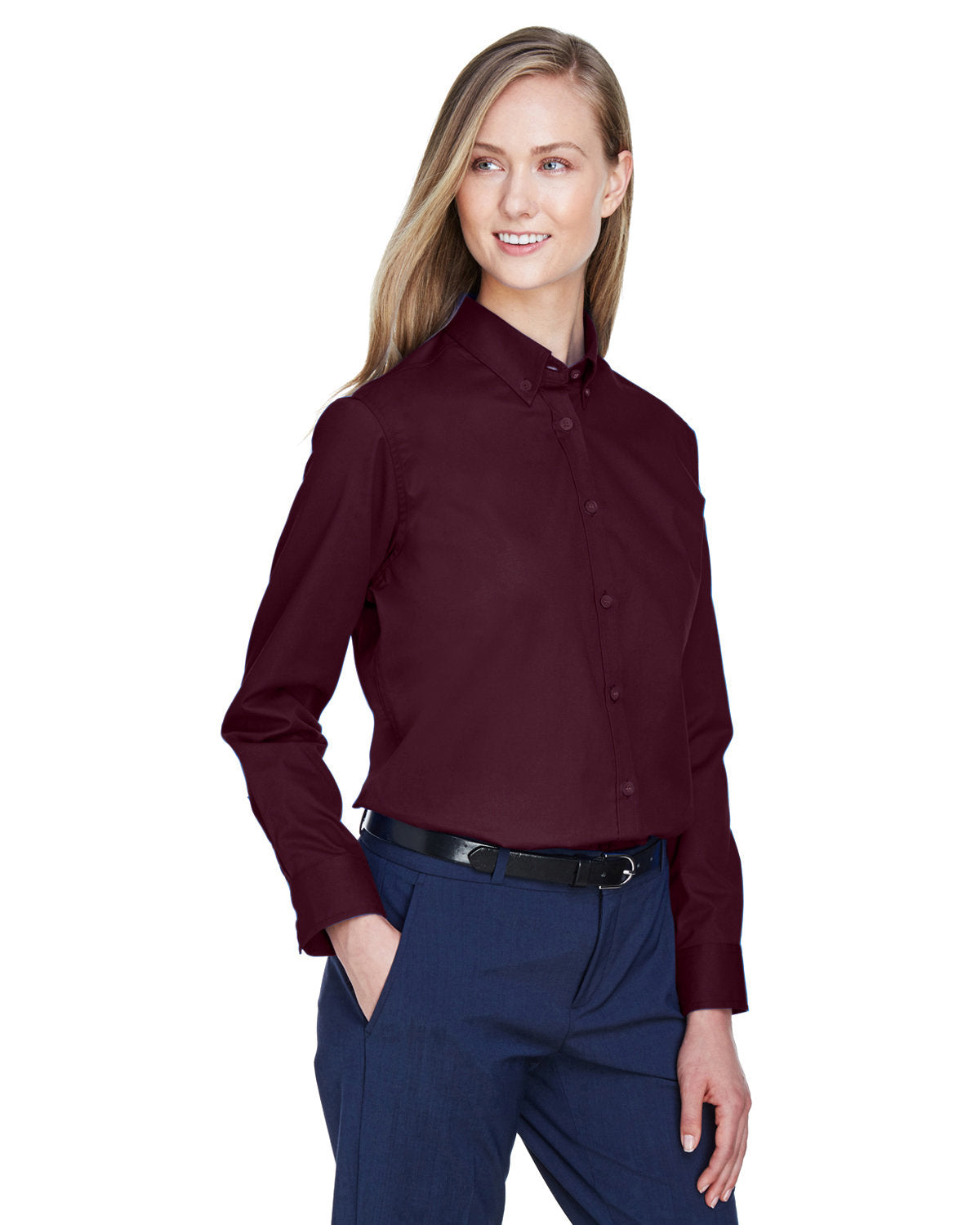 CORE365 Ladies' Operate Long-Sleeve Twill Shirt CORE365
