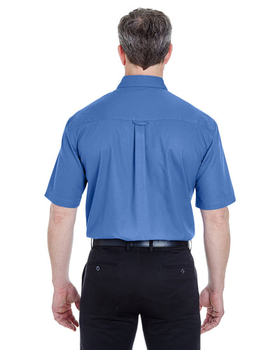 UltraClub Adult Short-Sleeve Whisper Twill
